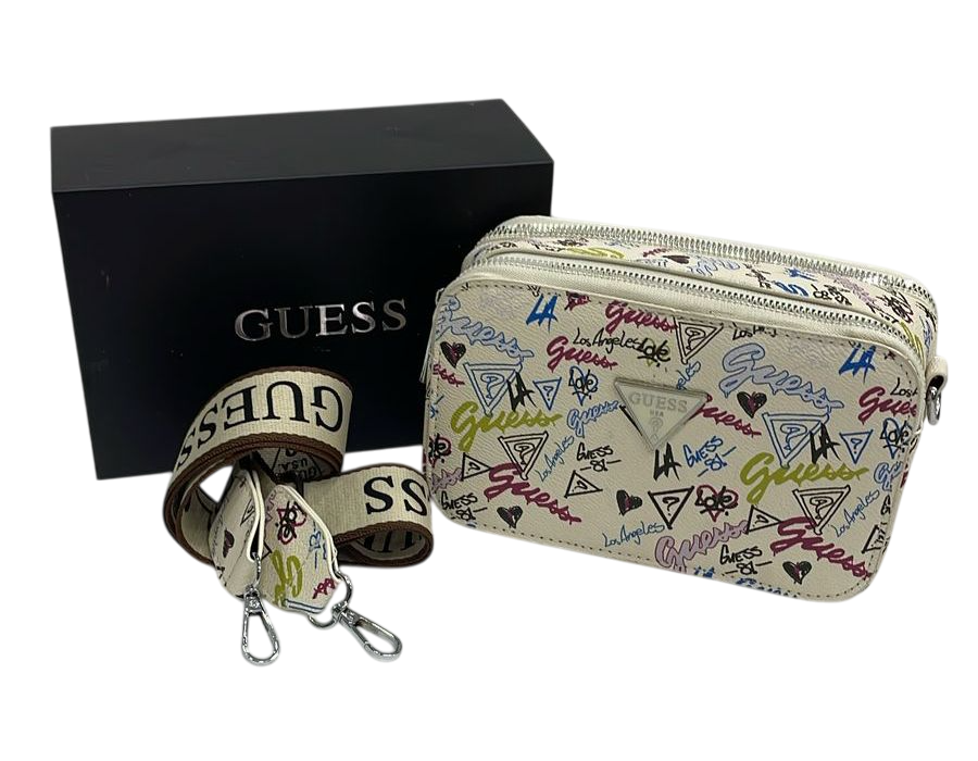 CROSS BODY GUESS LETTERS